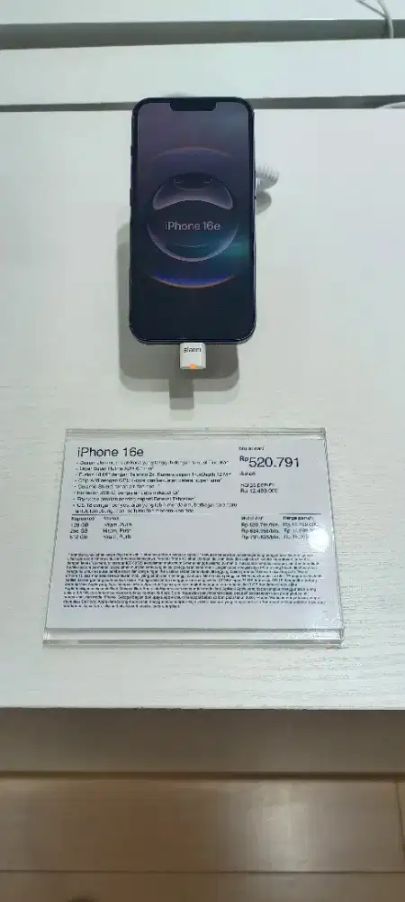 Kredit HP Iphone 16e 128GB Baru