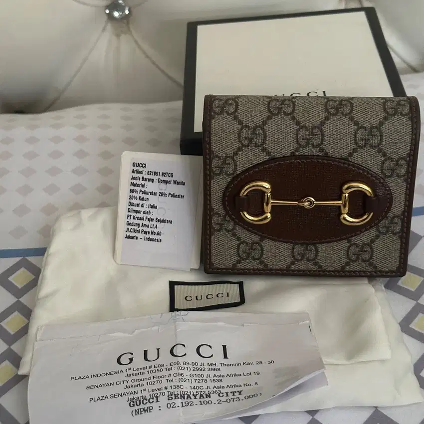 Gucci horsebit compact wallet