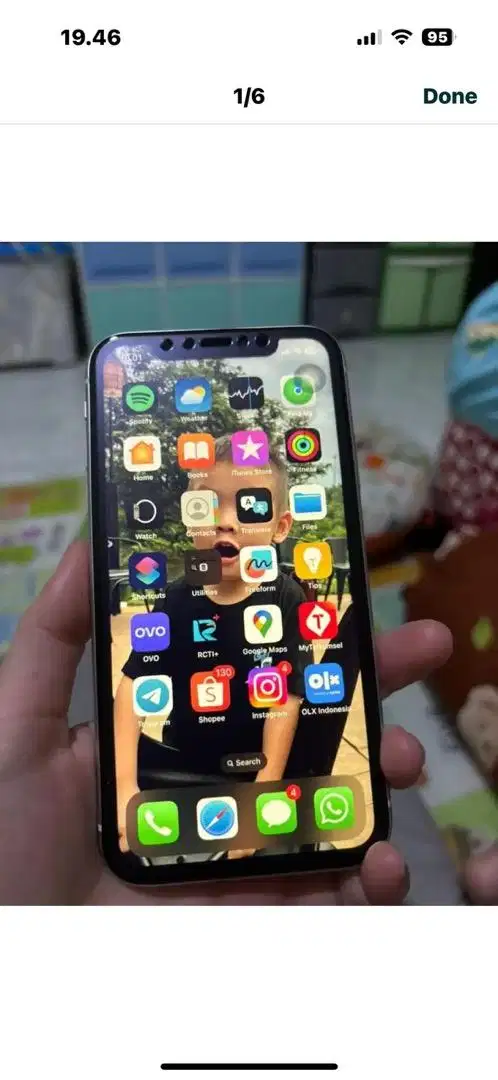Iphone XR 128 Biru Like New ex Ibox kode ID/A