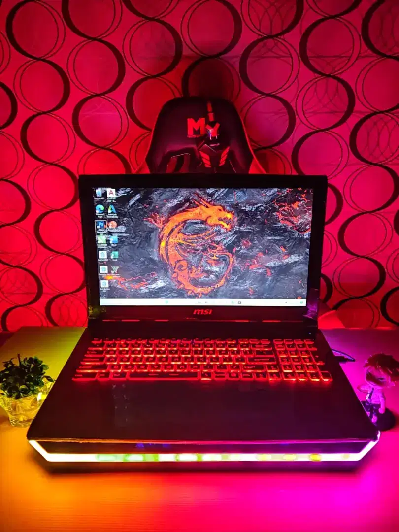 LAPTOP RENDER GAMING MSI GP62M Core i7 Ram 12gb Ssd+Hdd Dual Vga Nvdia