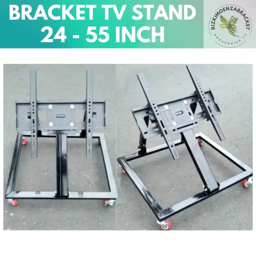 Bracket Braket Breket Standing TV LED Meeting Room 24 - 55 Inch