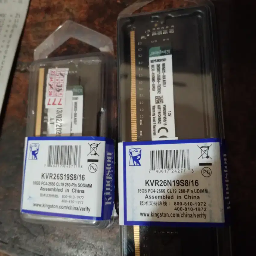 RAM DDR4 16GB PC & CPU