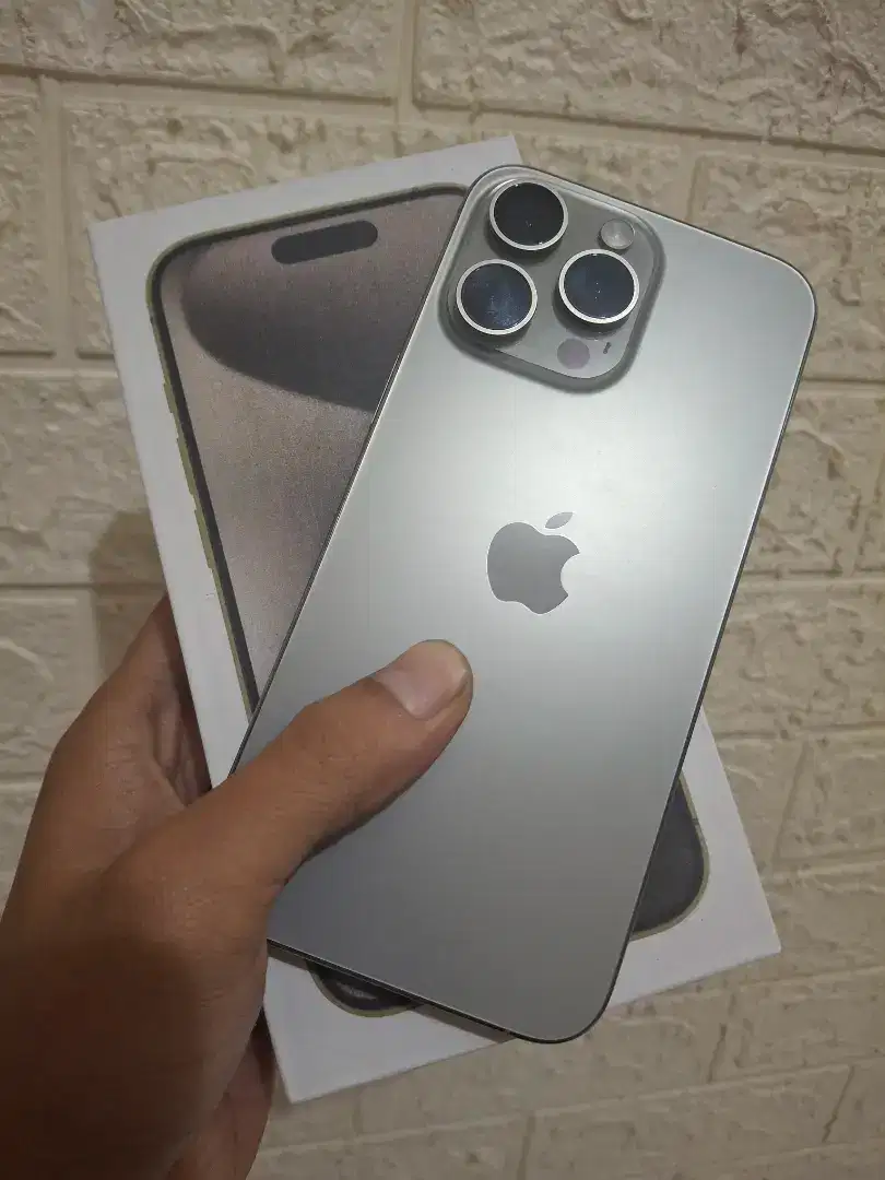iphone 15 pro max 256gb natural titanium inter all operator