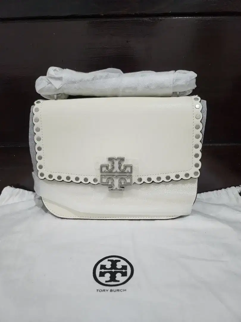 *Flashsale* Tory Burch Bag Britten Studded White