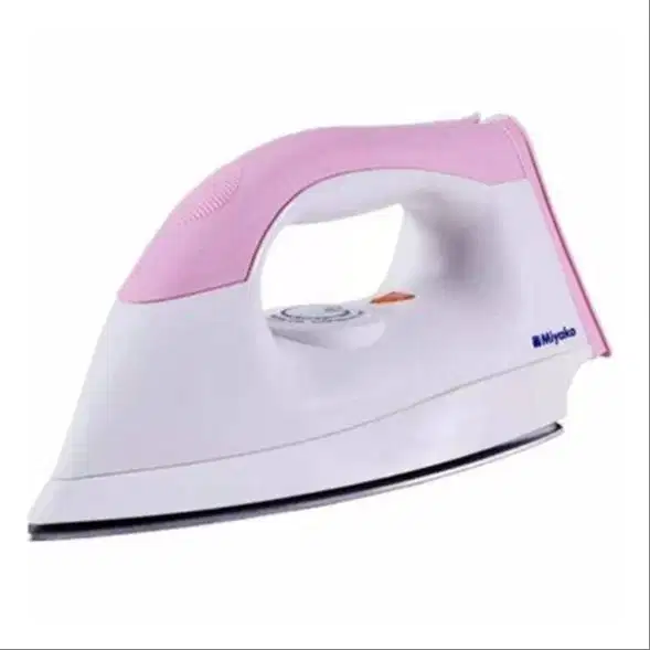 Setrika Miyako EI1000MPK - Pink anti lengket 395 watt