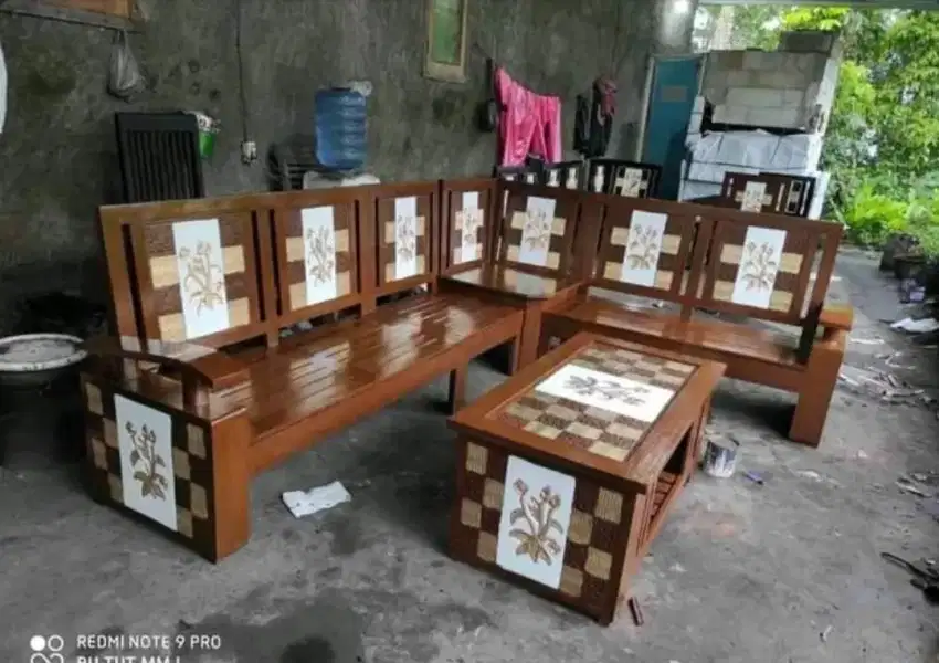 Kursi tamu minimalis sudut