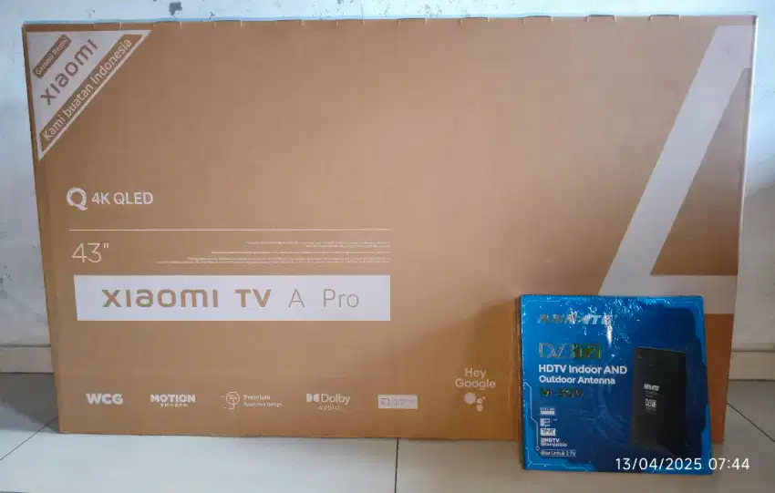 Xiaomi Google Tv A Pro 2025 4KQLED New 43 Segel Resmi 1 Th bisa TT
