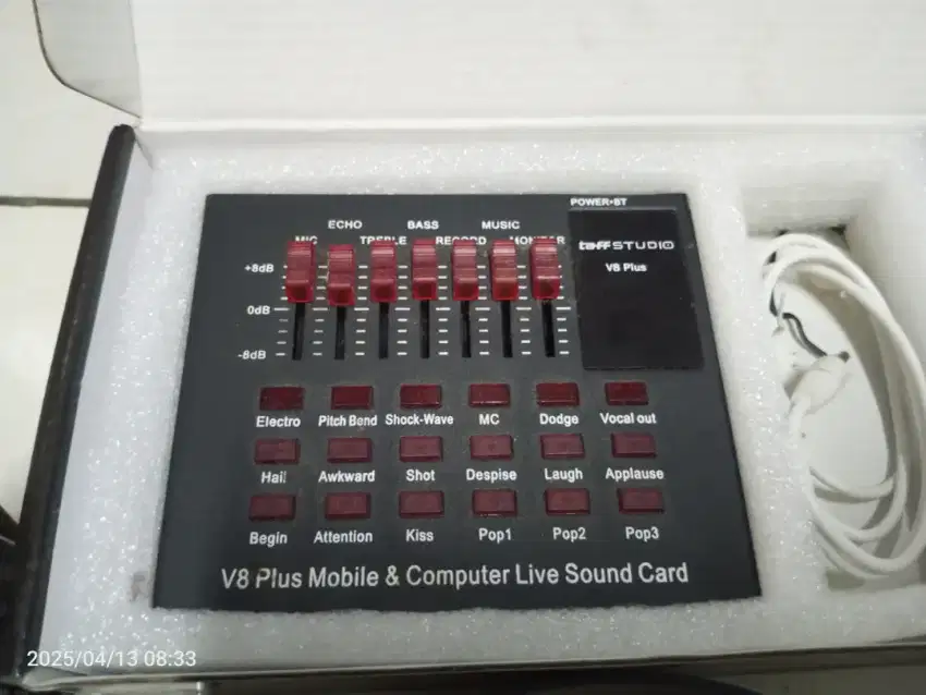 soundcard V8+ audio mixing fullset