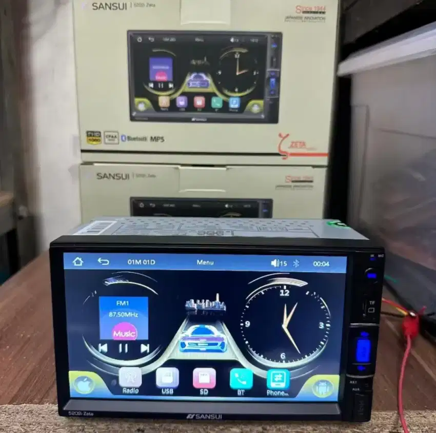 Hu Dekles 7 Usb MP5 Sansui New, Autolink