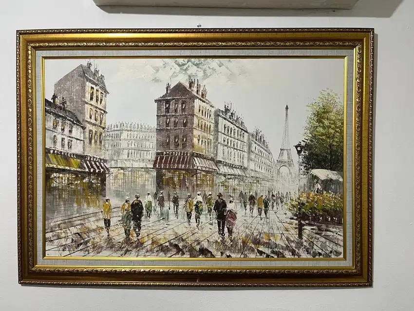 Figuran Hiasan Dinding Menara Eiffel
