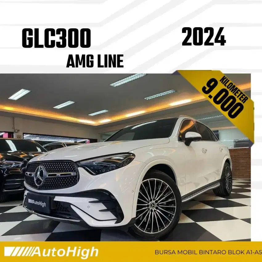 DP10% [Km9.000] GLC300 AMG 2024 White / GLC 300 Reg 2023 #AUTOHIGH