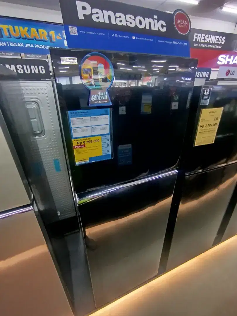 Kulkas 2 Pintu Panasonic 303 Liter Bisa Dicicil Tanpa DP Bunga 0%