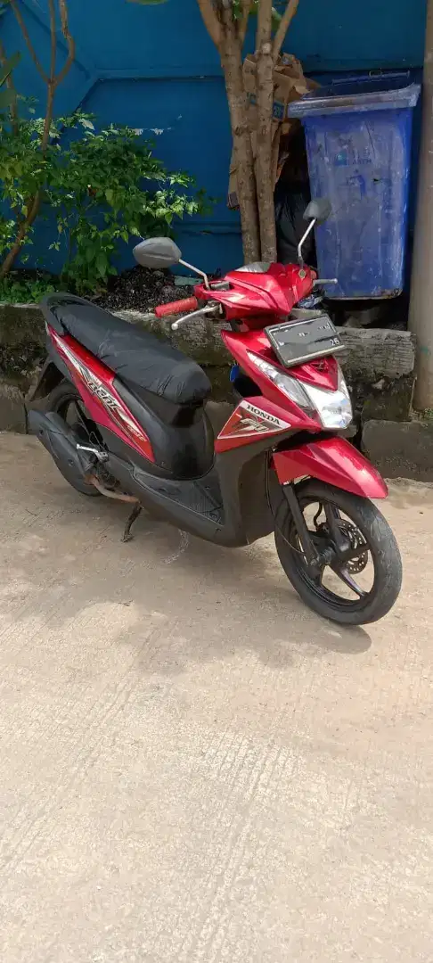 Honda beat FI 2016 merah ss komplit