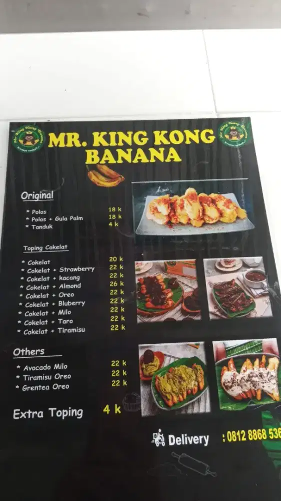 Alih over frenchise usaha (pisang goreng) Mr.Kingkong Banana