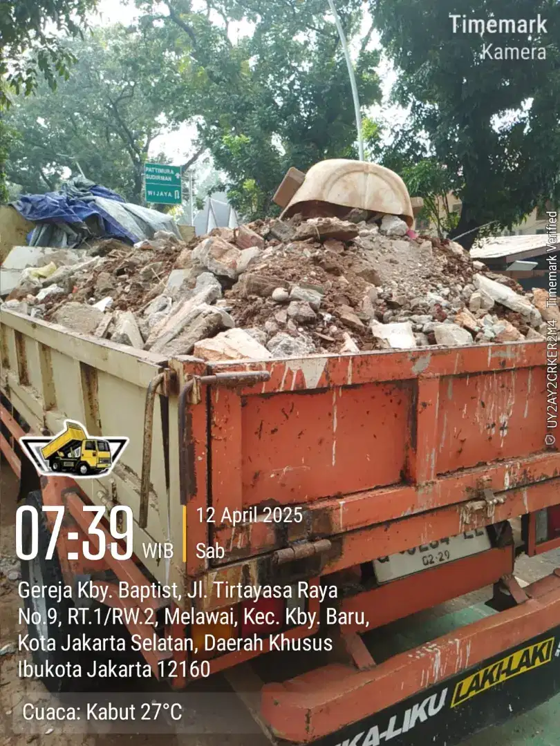Jasa angkut puing sampah