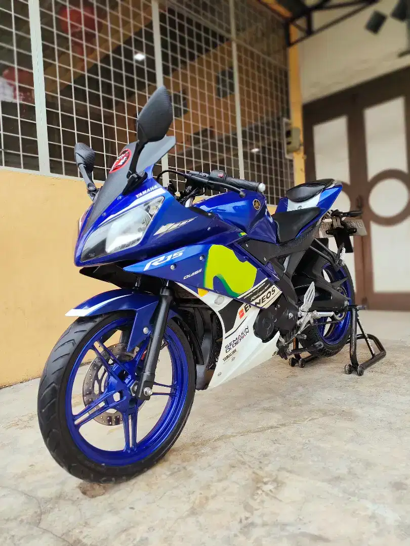 Yamaha R15 / YZF R 15 V2 2016, Blue Premium Movistar, Unit Mulus.