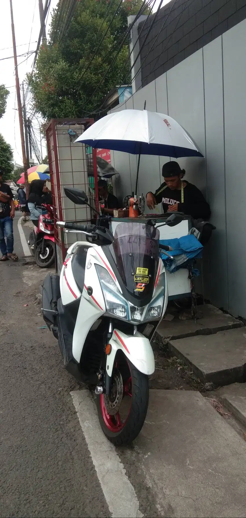 Jual yamaha lexi sudah up 155 Modif