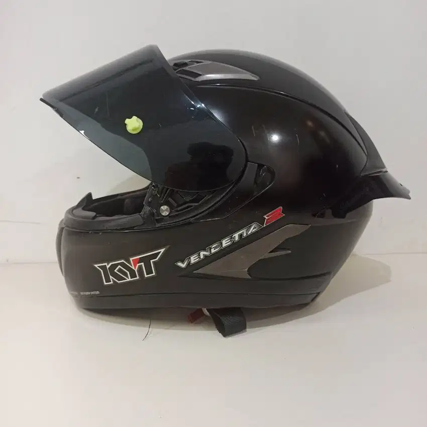 Helm KYT Vendetta Ukuran L Hitam Doff Original