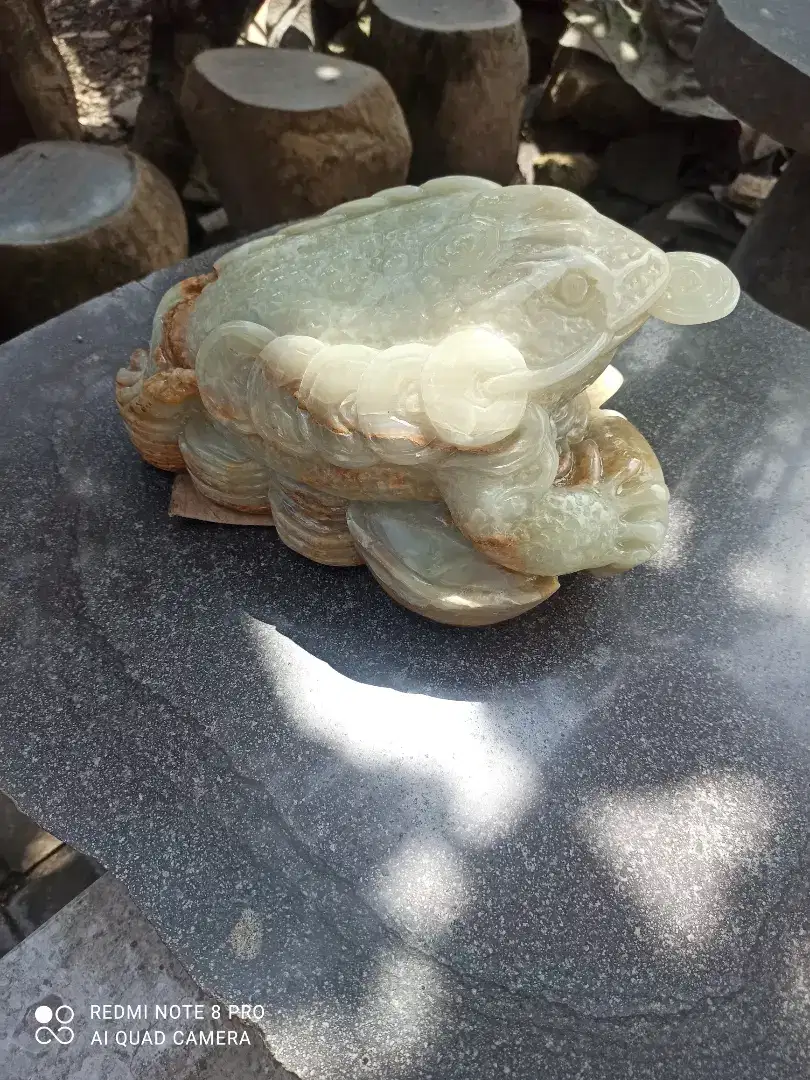 Patung kodok coin