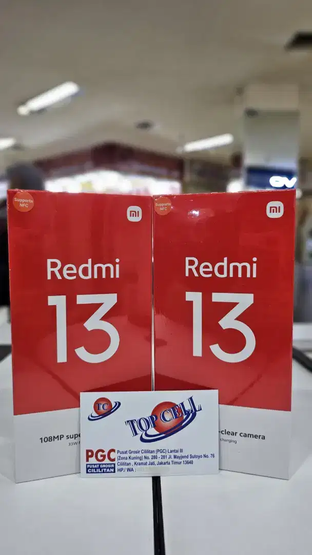 Xiaomi Redmi 13 Ram 8gb+8gb/256gb nfc baru garansi resmi camera 108mp