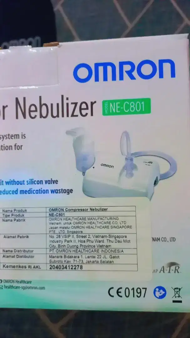 OMRON COMPERESSOR NEBULIZER/ALAT UAP