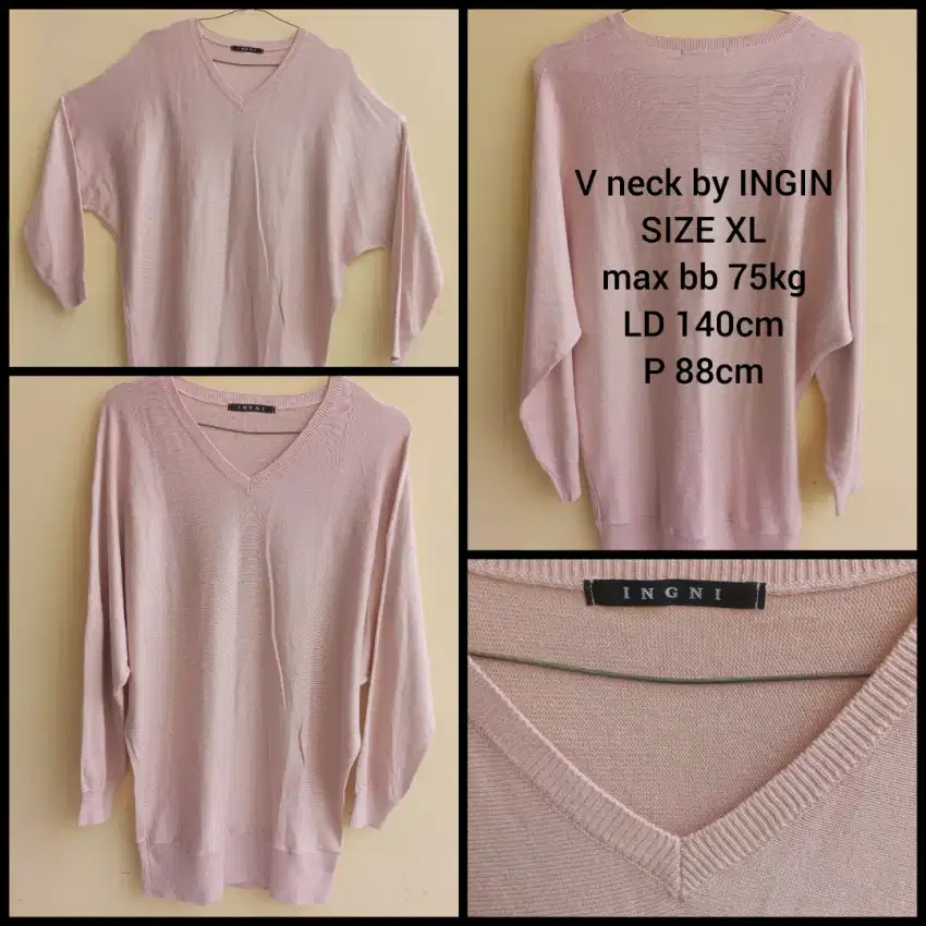 Atasan v neck preloved