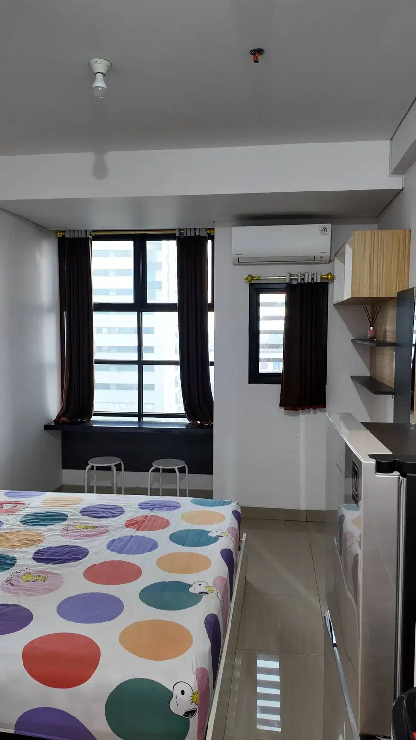 Unit Studio Cozy dengan Fasilitas Lengkap di The Kahyangan