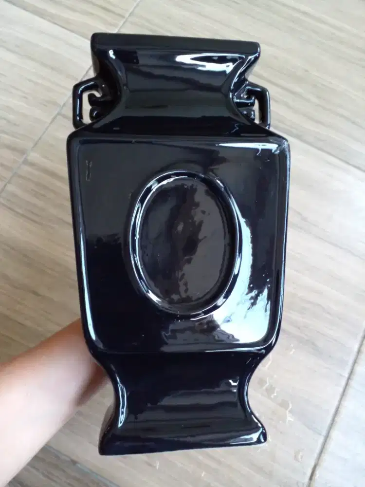 Keramik Japan kuno black SAKI