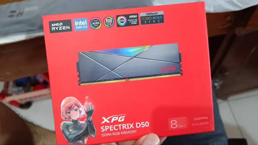 RAM PC ADATA XPG SPECTRIX D50 16GB kit (8GBx2 3200MHz PC4/DDR4-25600)