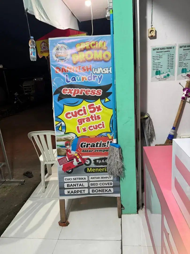 Cuci setrika laundry