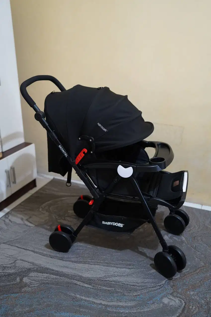 Preloved Stroller Babydoes - Kereta Dorong Stroler Bayi bisa 2 arah