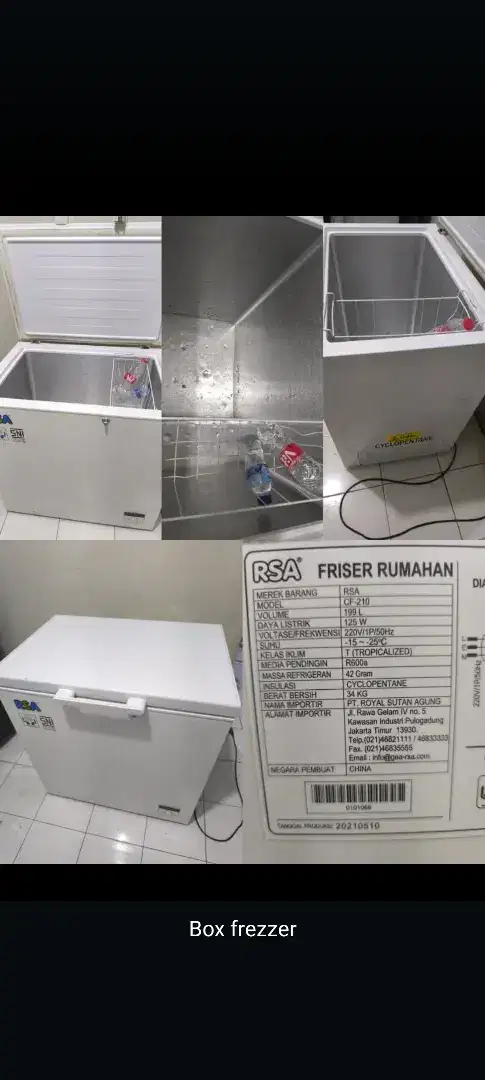 Frezzer RSA 199 L msh ori blom servis