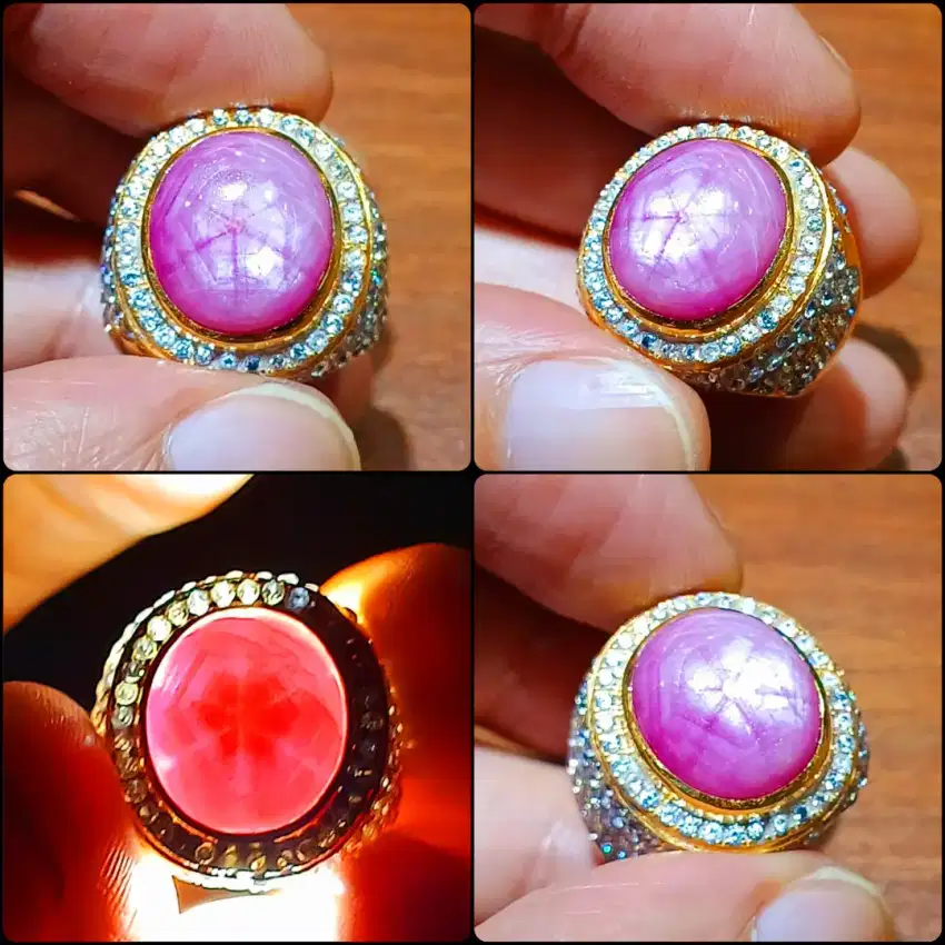 Ruby Trapiche Burma Star 6 Rays Burma (Natural Corundum)