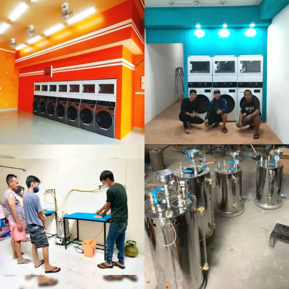 PAKET LENGKAP USAHA LAUNDRY|MESIN CUCI