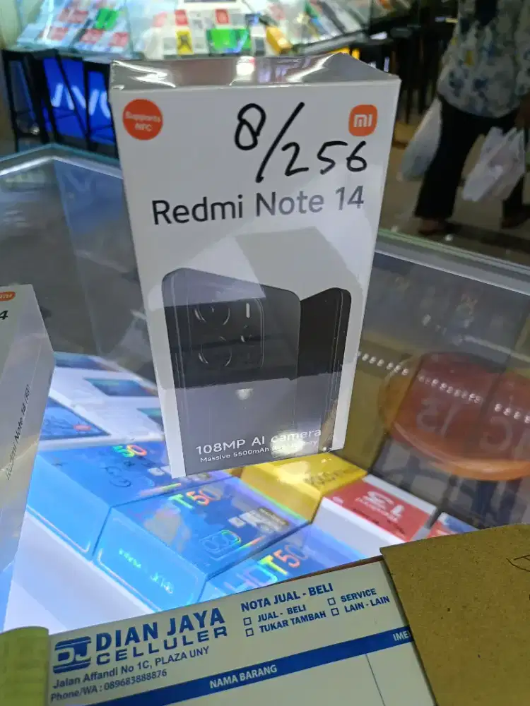 Xiaomi redmi note 14 8/256 danrom128gb resmi