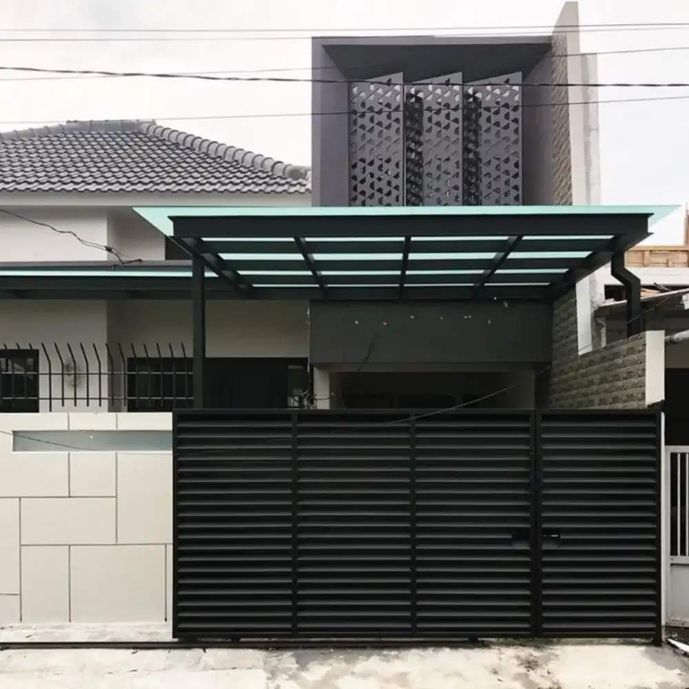 kanopi atap kaca temperdglass dan akrilik *20