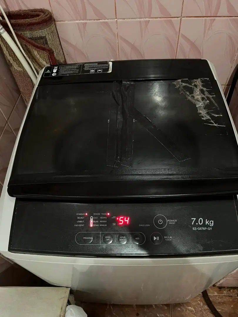 mesin cuci sharp 1 tabung