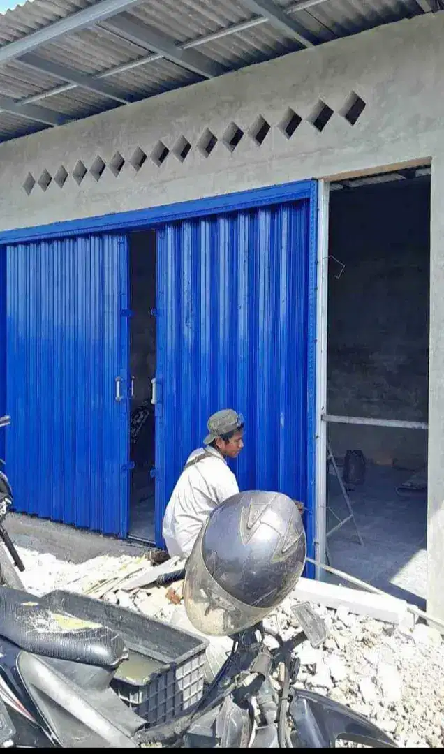 folding gate rolling door murrah berkualitas bisa cod 440