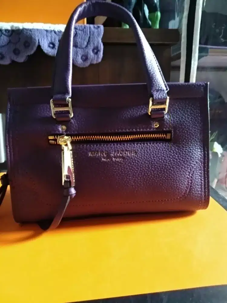 Tas Mj uk 23cm kulit asli