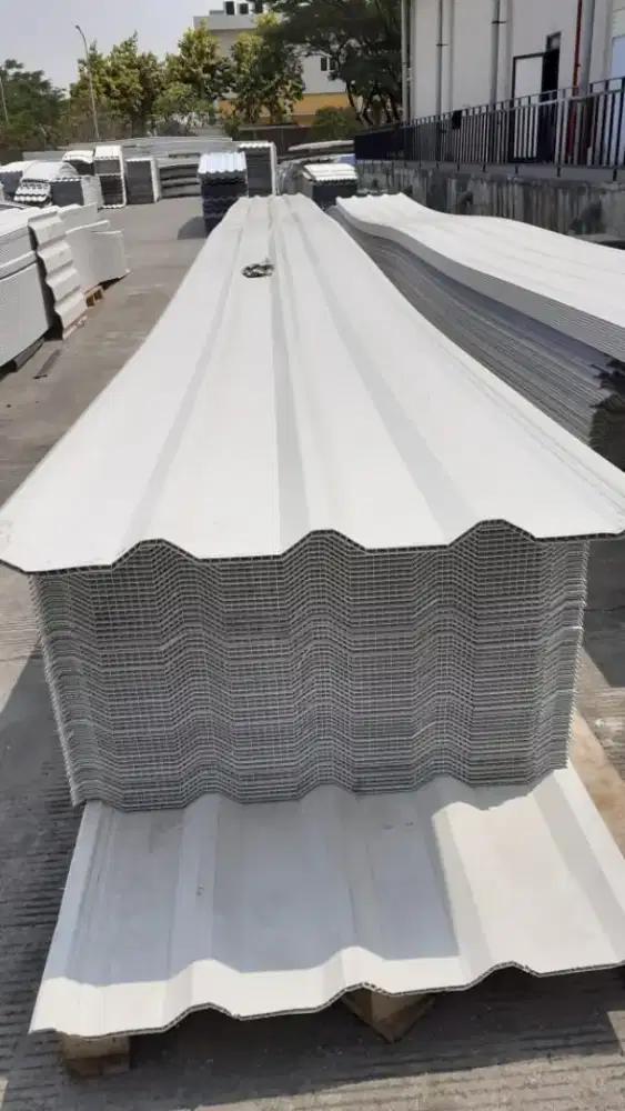 Kanopi rumah atap upvc tebal 8mm