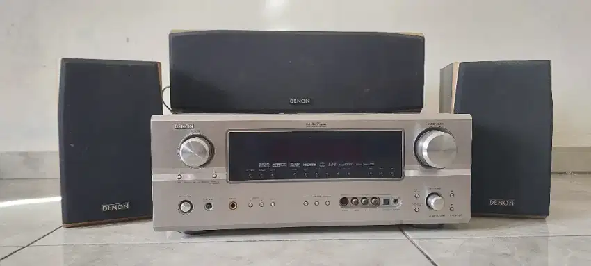 Denon Avr 2307 7.1 ch + centre.suround mulus komplit tinggal pakai