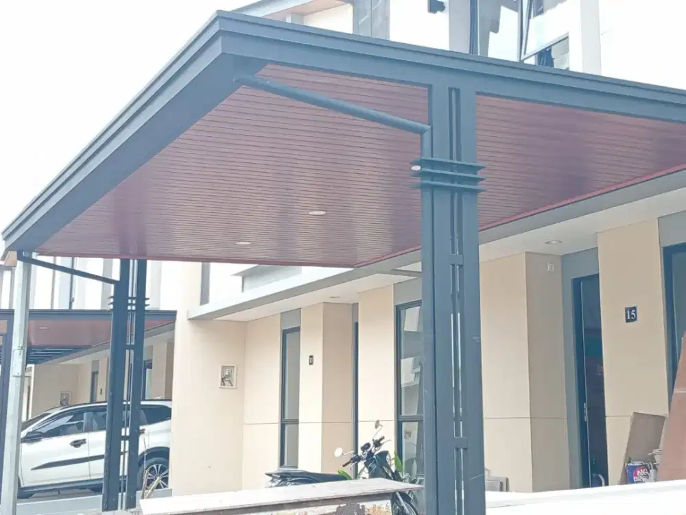 Paket Kanopi alderon RS + plafon pvc