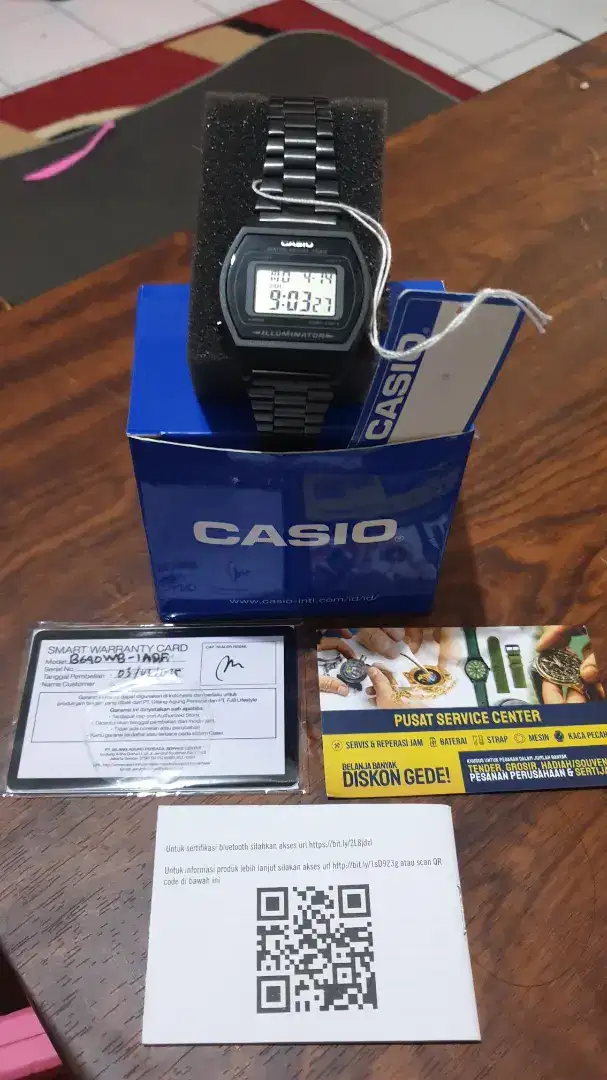 Jam Casio B640WB-1ADF (BNIB)