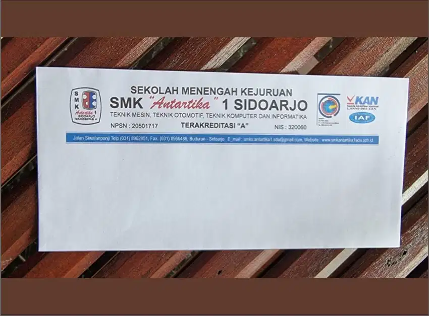 CETAK / PRINT AMPLOP KABINET (23 X 11 CM), 1 PAK ISI 100