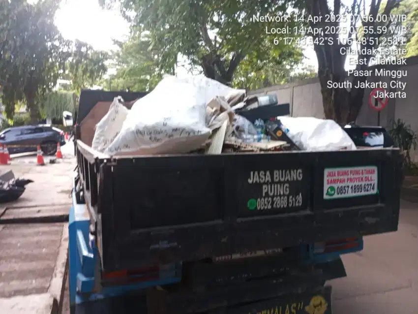 Jasa buang puing sampah