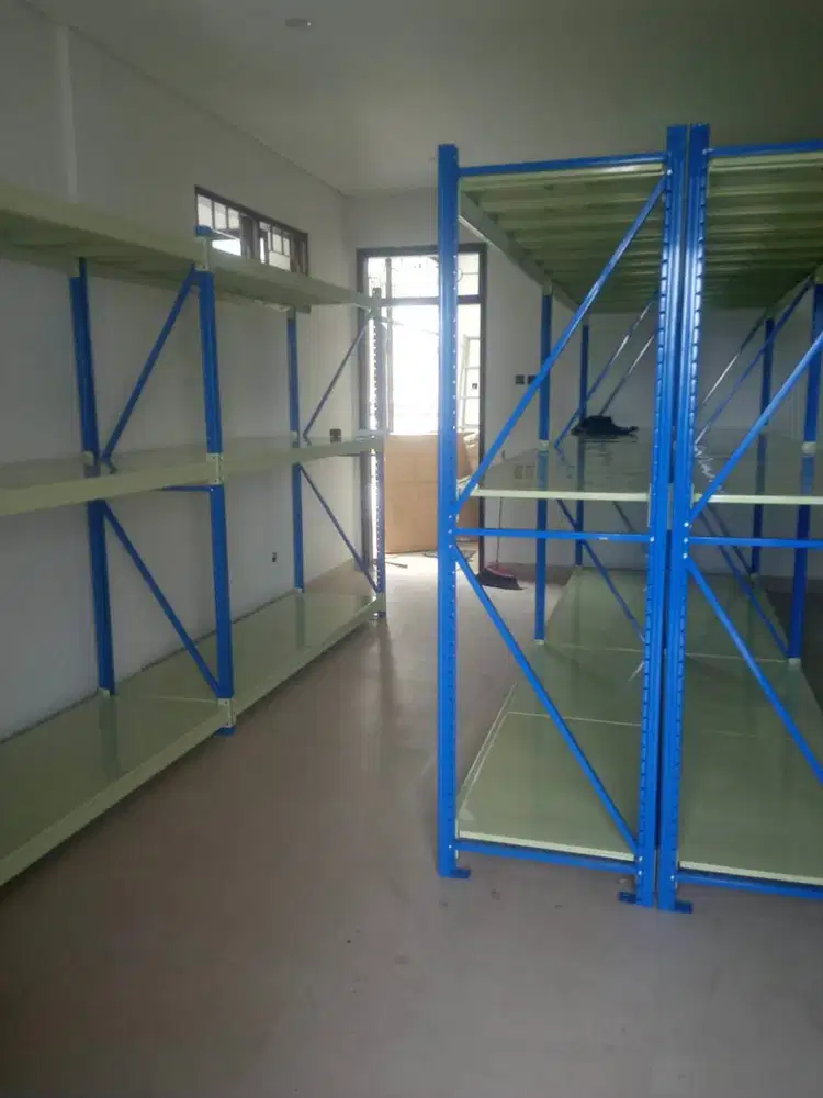 RAK SHELVING 500Kg PER SHELVING AMBALAN T.2-3MTr SIAP KIRIM