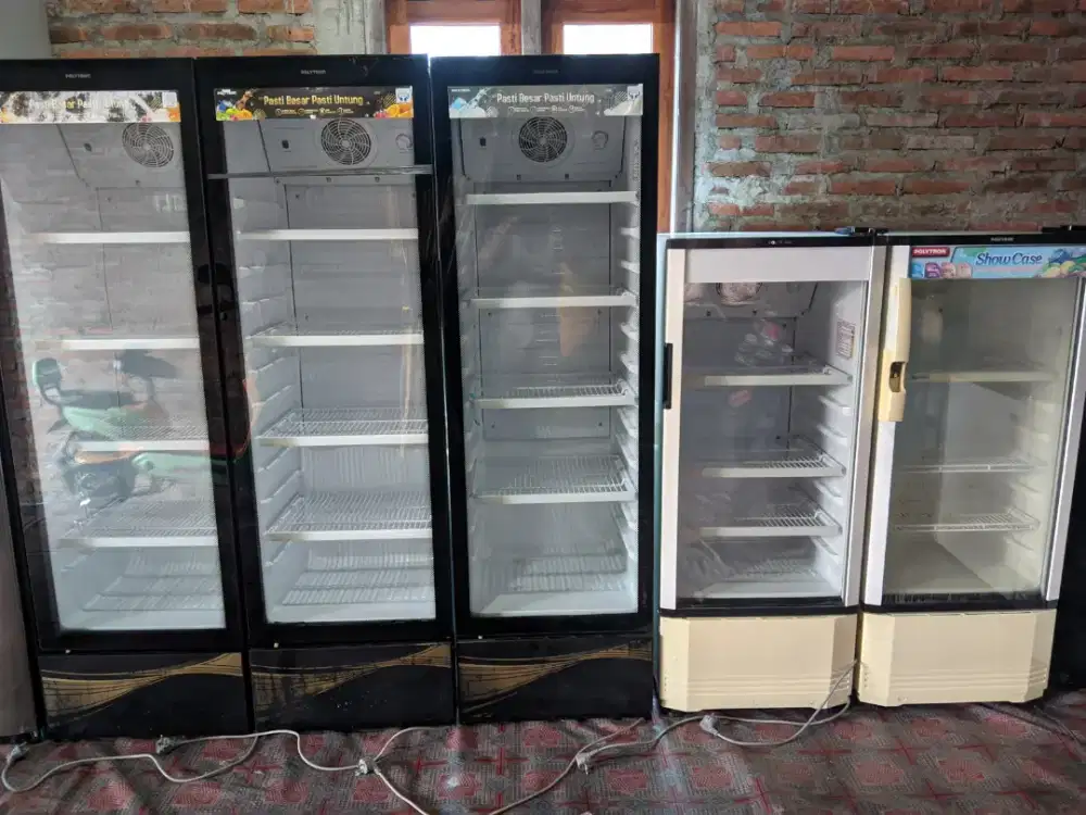 Terima borongan elektronik bekas/rusak AC, kulkas, freezer, showcase