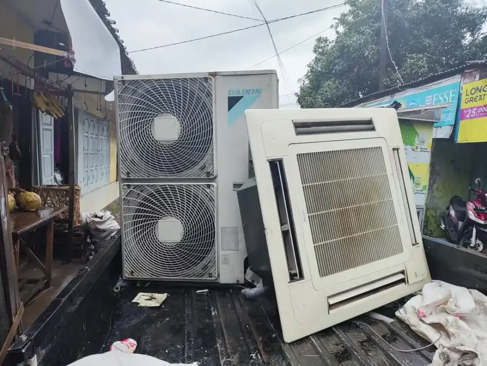 Terima borongan elektronik bekas/rusak AC, kulkas, freezer, showcase