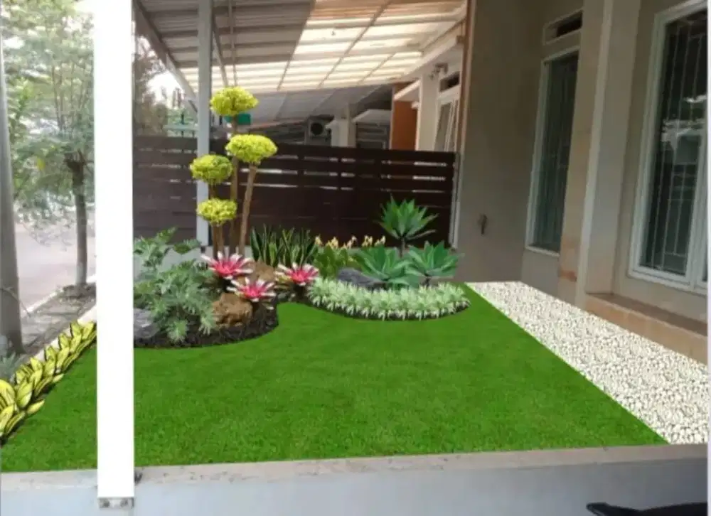 Jasa pembuatan taman kering taman pertikal taman minimalis dll #34