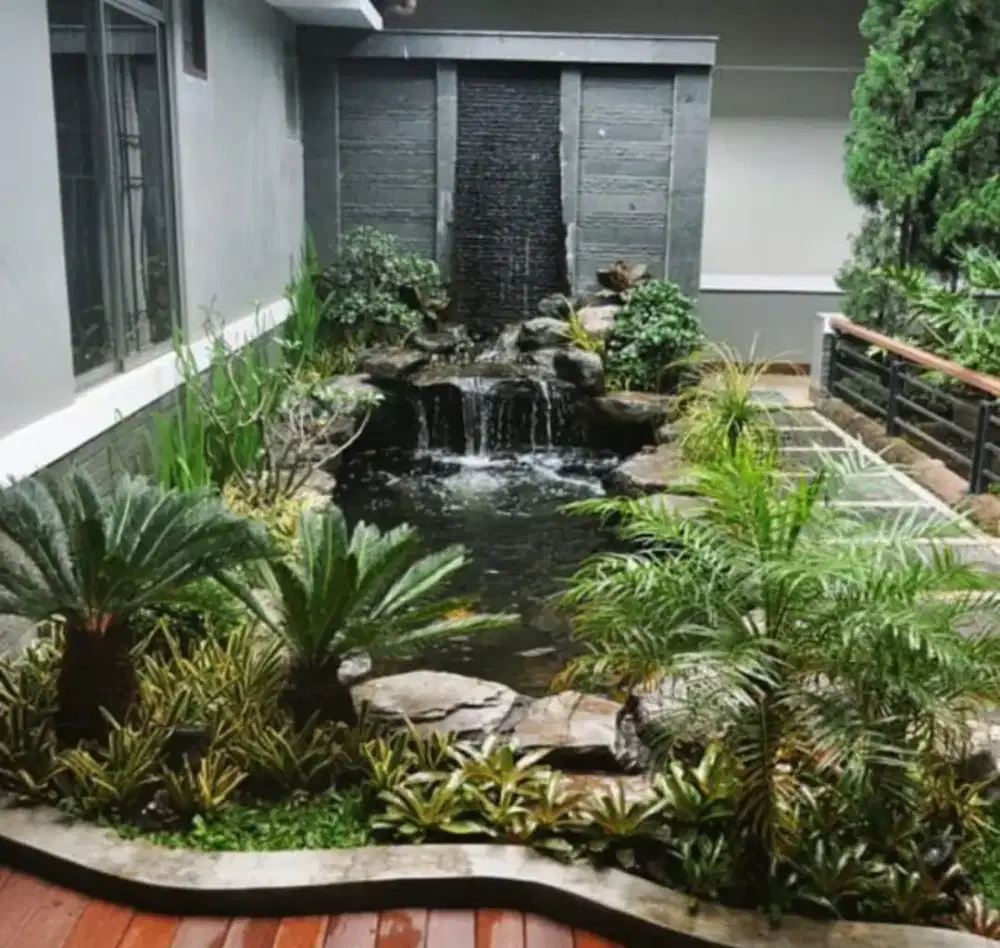 Jasa pembuatan kolam relif kolam ikan koi kolam minimalis dll #44